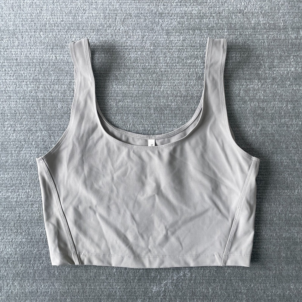 Aritzia The Group Babaton Crop Tank Top Women M Scoop Neck Casual Classic